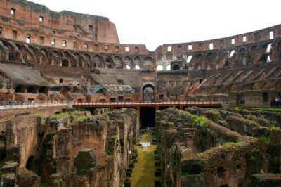 Colosseum at floorlevel, Rome