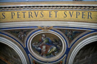 Mosaic in St Peter's Basilica