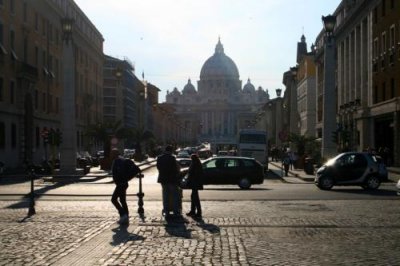 Vatican City in sunshine
