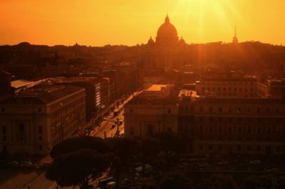 Sundown over St Peters