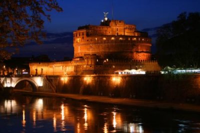 Castel Sant Angelo at night