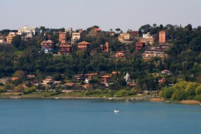 Villas above Lago Albano