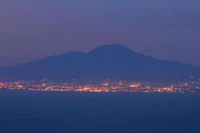 Vesuvius at twilight