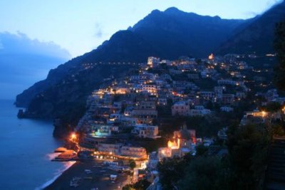 Positano at twilight