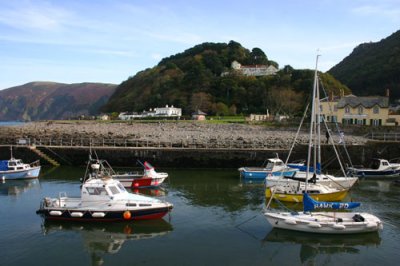 Fishing Boats in Lynmouth, Devon