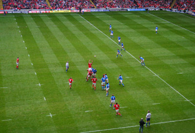 Wales win line-out, Cardiff