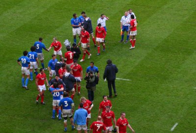 It's game over, Wales 47 Italy 8