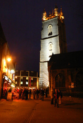 Trinity Church at Night, Cardiff