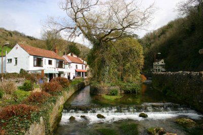 A stream in Cheddar