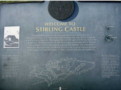 Stirling Castle sign