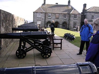 Cannons in Stirling Castle