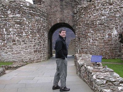 Yours truly at Urquchart Castle near Drumnadrochit.