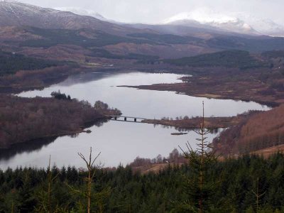 Bridge across a highland loch