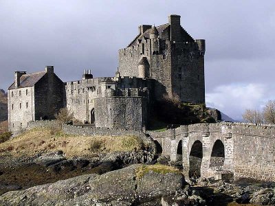 Eilean Donan has a section that the owner still come and stay in for family gathering.