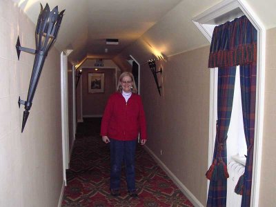 Inside Tulloch Castle. It was originally built in 1116 then remodeled in 1500's.