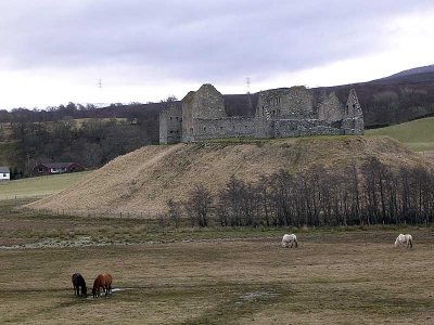 Ruthven Barracks built in the 1700's