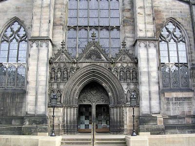 High Kirk of St. Giles one of Edinburgh's principal churches.