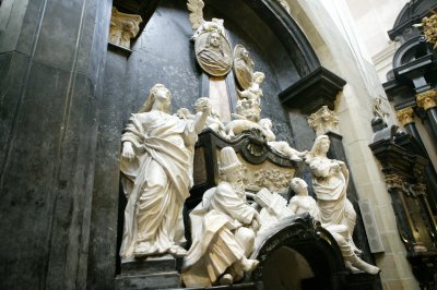 Inside Catherdral at Wawel