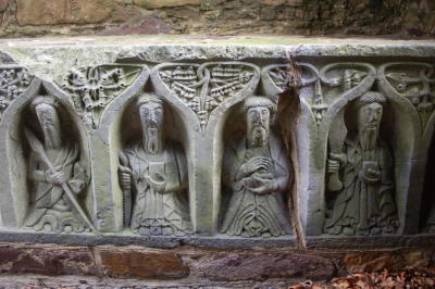 Saints on Tomb in Jerpoint Abbey, Co. Kilkenny