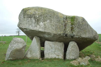Brownshill Dolmen Portal Tomb (4000 to 3000 BCE), Near Carlow, Co. Laois
