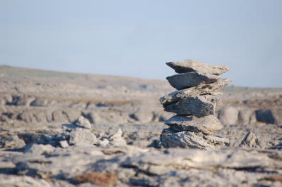 Rock Structure High Above Fanore, The Burren, Co. Clare
