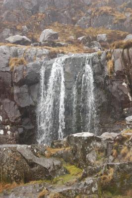 Water Pouring Off of Rocks, Connor's Pass, Dingle Peninsula, Co Kerry