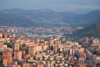 View of Bilbao and Guggenheim from Monte Artxander