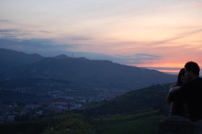 Sunset View of Bilbao and Guggenheim from Monte Artxander & Lovers