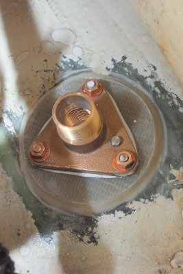 Flanged Adapter Plate Installed