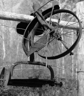 Old Trike in Black and White