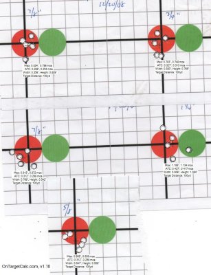 Anschutz 64 MPR 22LR w/Eley Match Ammo @ 100 Yards