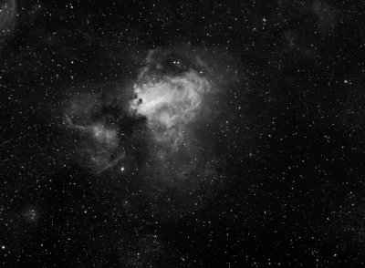 Messier 17 (M17) Swan Nebula in Sagittarius