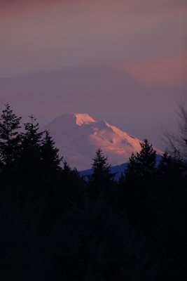 Mt Baker at Sunrise