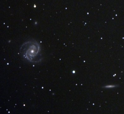 M100 and other galaxies in leo