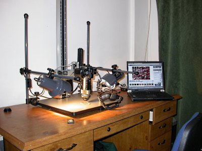 Equipment used for super-macro photography