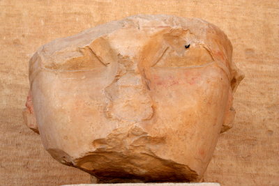 Recovered portion of statuary