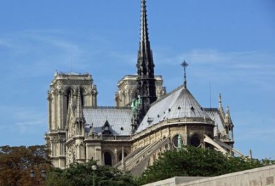Notre-Dame de Paris, La Cathdrale, vue du cot du chevet