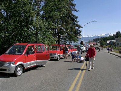 Lineup for the parade