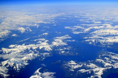 Somewhere over Canada
