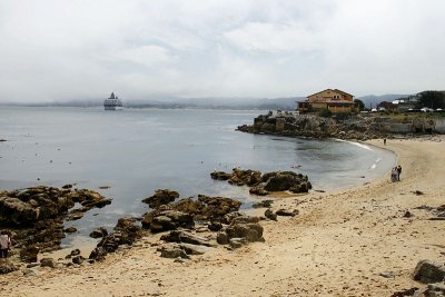 Beach in front of Cannery Row
