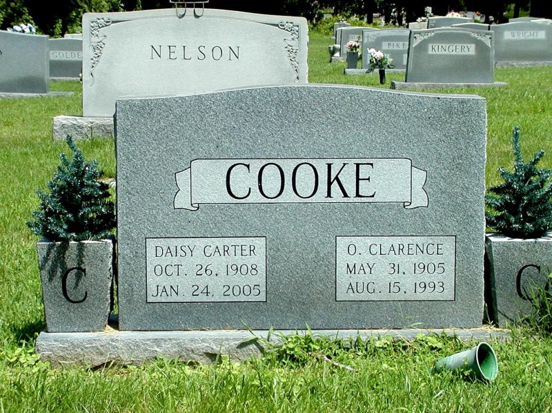 Daisy Boyd Carter (1908-2005) and Ossie Clarence Cooke (1905-1993)