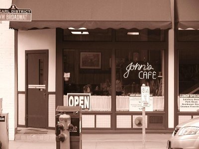 John's Cafe Sepia