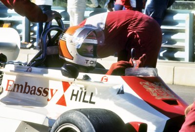 Tony Brise: Embassy Hill (as in Graham Hill)