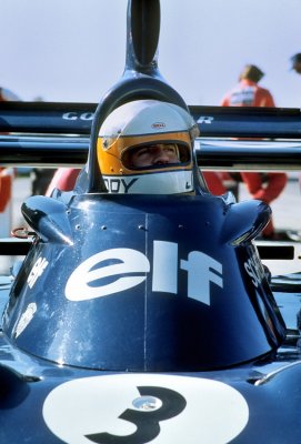 Jody Scheckter in the pits