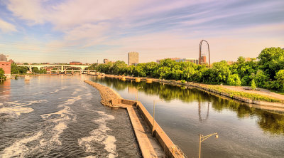 St. Anthony Falls Lock & Dam: Mississippi River, St. Paul, MN