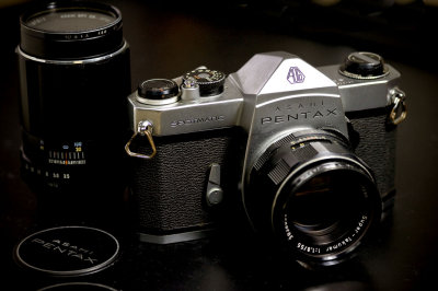 1967 -MY FIRST SLR AND LENSES 55/1.8 , 135/3.5