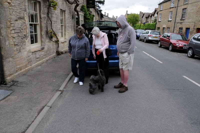May 18, Scamper walks Arlene, Muriel & Ralph