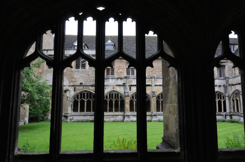 May 26, Lacock Abbey Courtyard