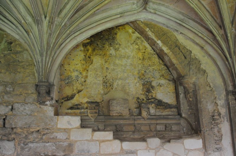 May 26, Lacock Abbey Wall Niche Uncovered
