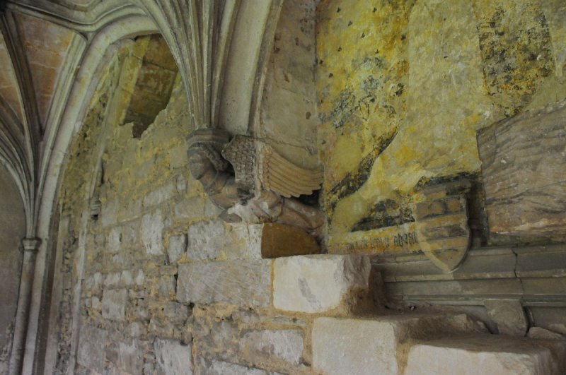May 26, Lacock Abbey Wall Niche Uncovered